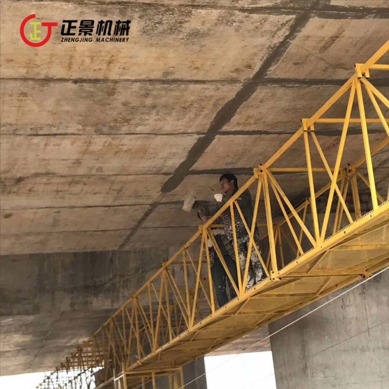 桥梁底部施工设备 桥梁检测吊篮可上下升降移动