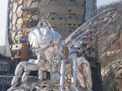 广西户外大型不锈钢雕塑定制 动物造型塑雕