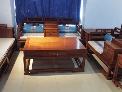 南宁新中式红木家具沙发批发 刺猬紫檀沙发 红木沙发 非洲花梨沙发报价