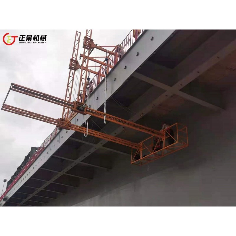 桥梁排水管安装车 快速桥梁侧面底部检修施工设备