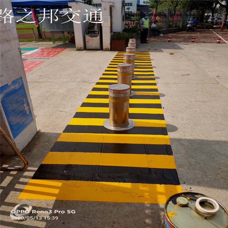 广西禁止停车标志划线 消防网格划线 源头厂家