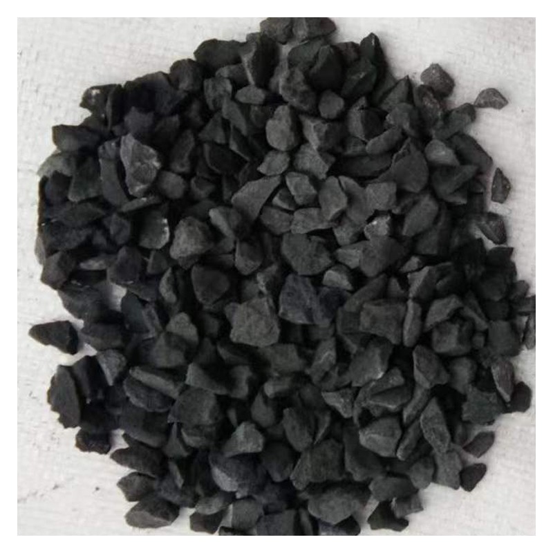广西黑色砾石生产厂家 园林绿化点缀理想石材 黑色机磨石