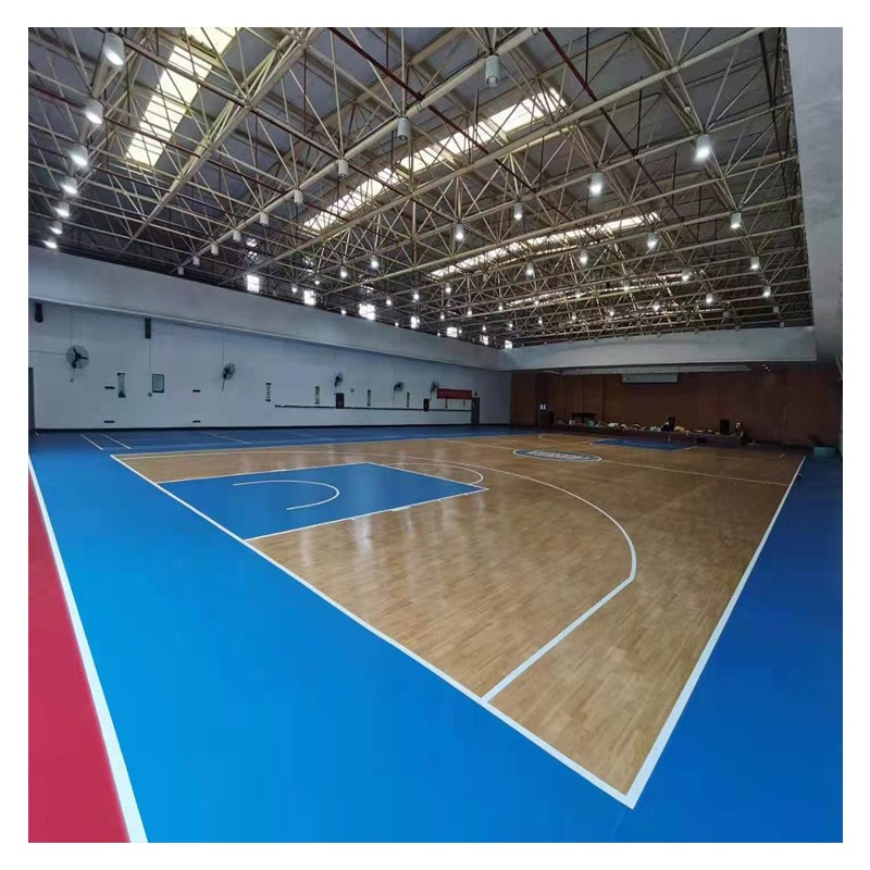 南宁羽毛球排球场地板铺装 耐磨塑胶地板卷材 厂家批发施工