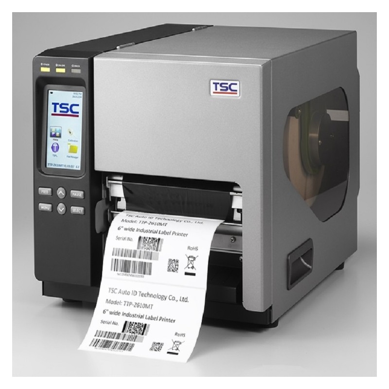 TTP-2610MT系列  工业型条形码打印机  热感式高清高速不干胶条形码打印机