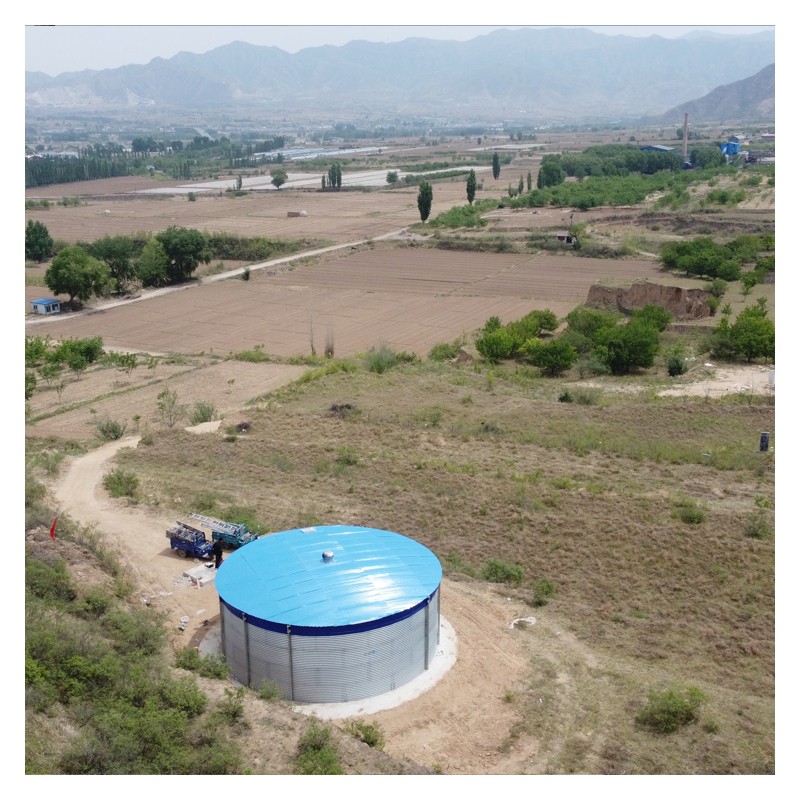 广西来宾高密度圆形镀锌板蓄水池 灌溉储水专用  大型帆布鱼池