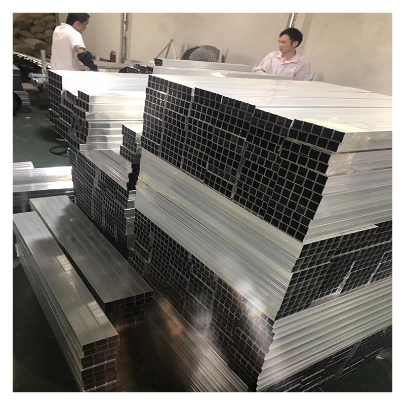 广西工业铝型材厂家价格 现货供应国标电泳流水线支架铝合金型材 铝艺栏杆