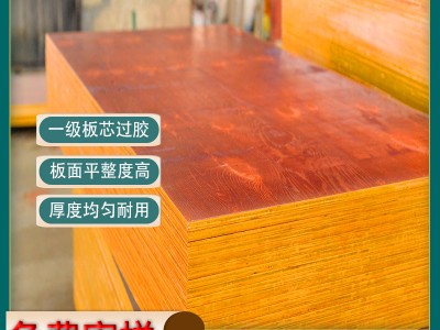 36尺建筑模板 48尺建筑木模板  桉木松木工程建筑模板  易脱模