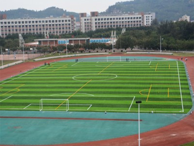 广西人造草足球场 足球场人造草坪 人造草足球场厂家