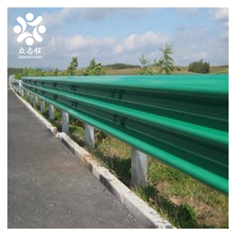 南宁波型钢护栏 道路防护用 三波形喷塑护栏