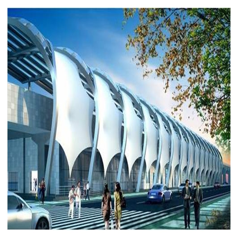 贵港机场膜设施结构厂家 膜结构火车站顶棚遮阳 价格优惠