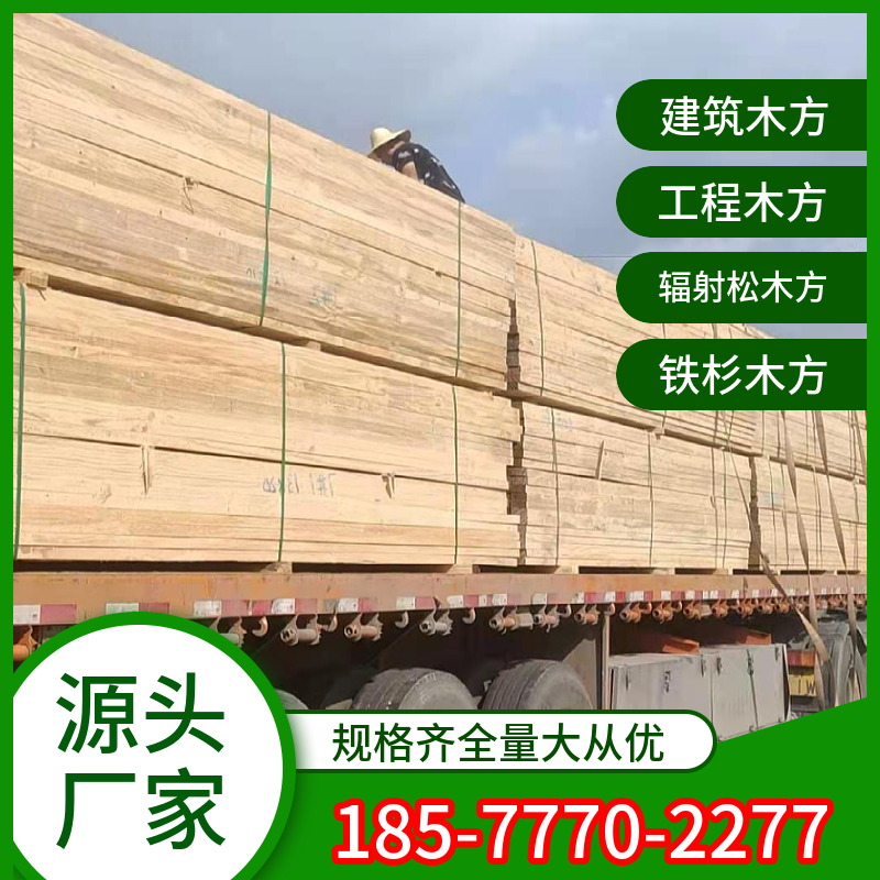 广西松木方  松木条 工地工程木方 木材加工厂