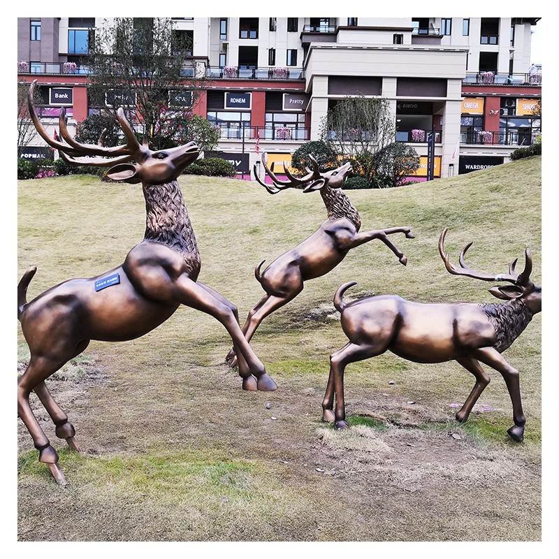 柳州不锈钢雕塑 定制园林景观大门动物雕塑