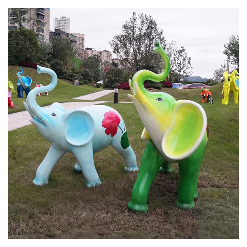 园林景观动物雕塑铁艺摆件 城市户外景点工程金属雕塑