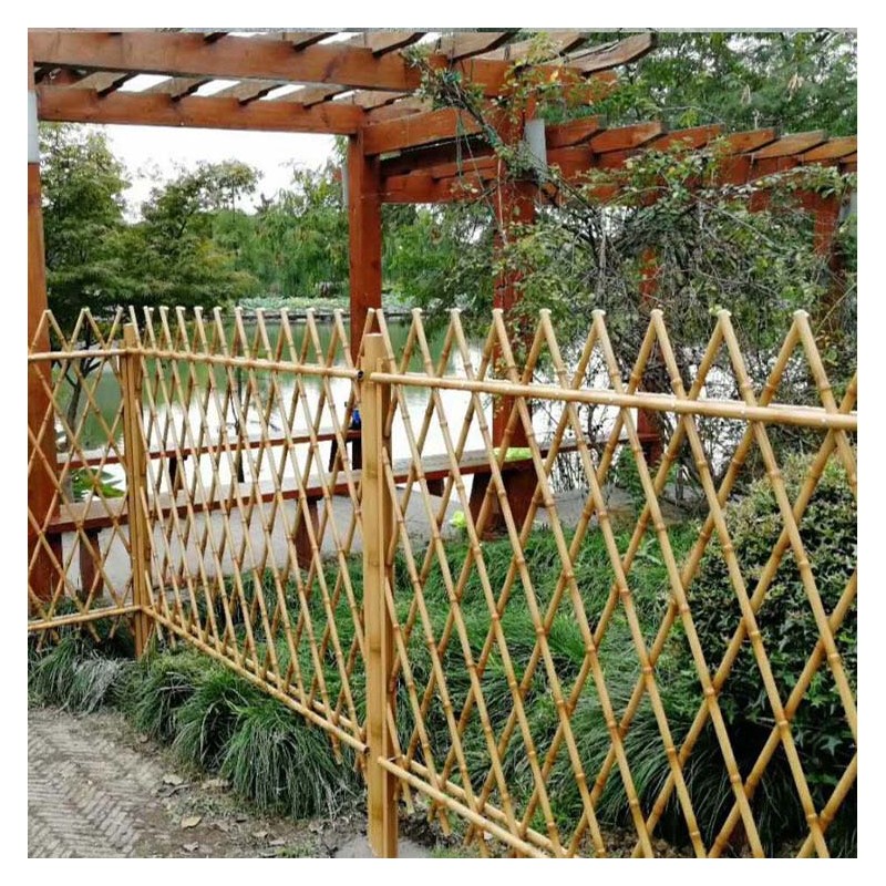 钦州公园景观防真不锈钢仿竹护栏 别墅庭院美观隔离篱笆栅栏 菜地围栏