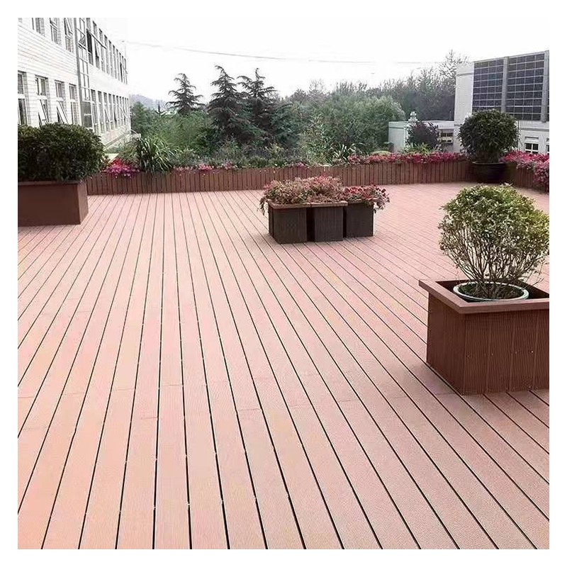 上海户外木塑地板厂家 阳台露地木地板 防水防腐塑木板