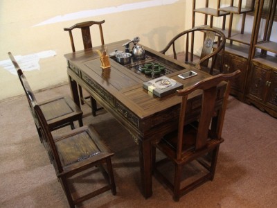 新中式茶桌椅组合 实木现代简约茶台 功夫茶道桌子