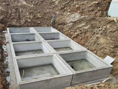 广西方形水泥化粪池厂家 水泥化粪池价格 成品组装式化粪池