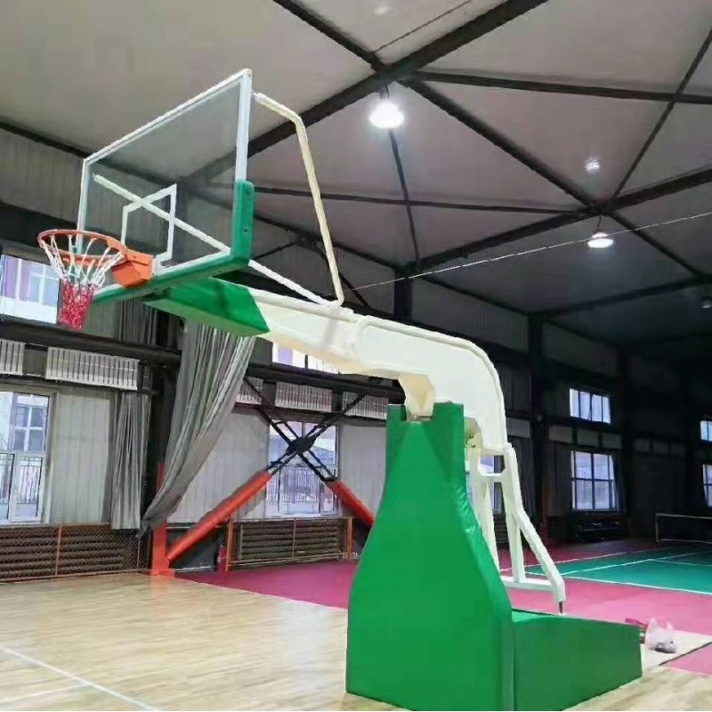 河池市篮球架批发  钢化玻璃篮球架  广西篮球架厂家