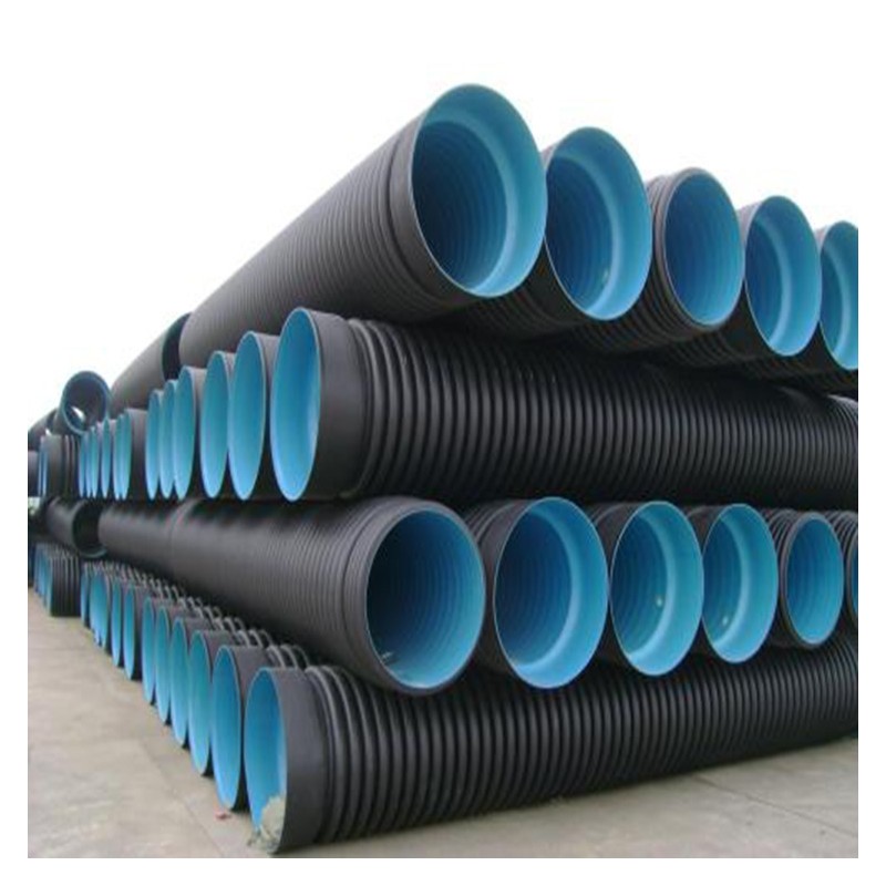 广西HDPE双壁波纹管厂家直销 HDPE高密度聚乙烯双壁波纹管 排水排污管
