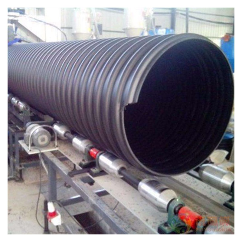 HDPE钢带螺旋波纹管 广西钢带增强螺旋波纹管生产厂家 钢带波纹管