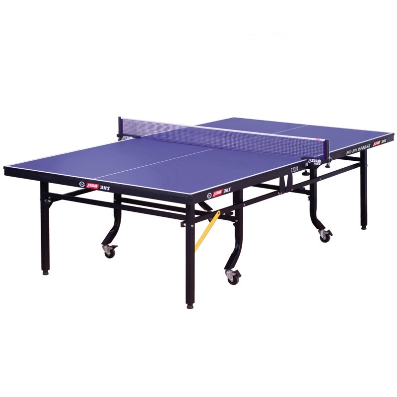 广西国奥体育专营体育健身器材、体育用品、红双喜T2024可折叠移动乒乓球桌