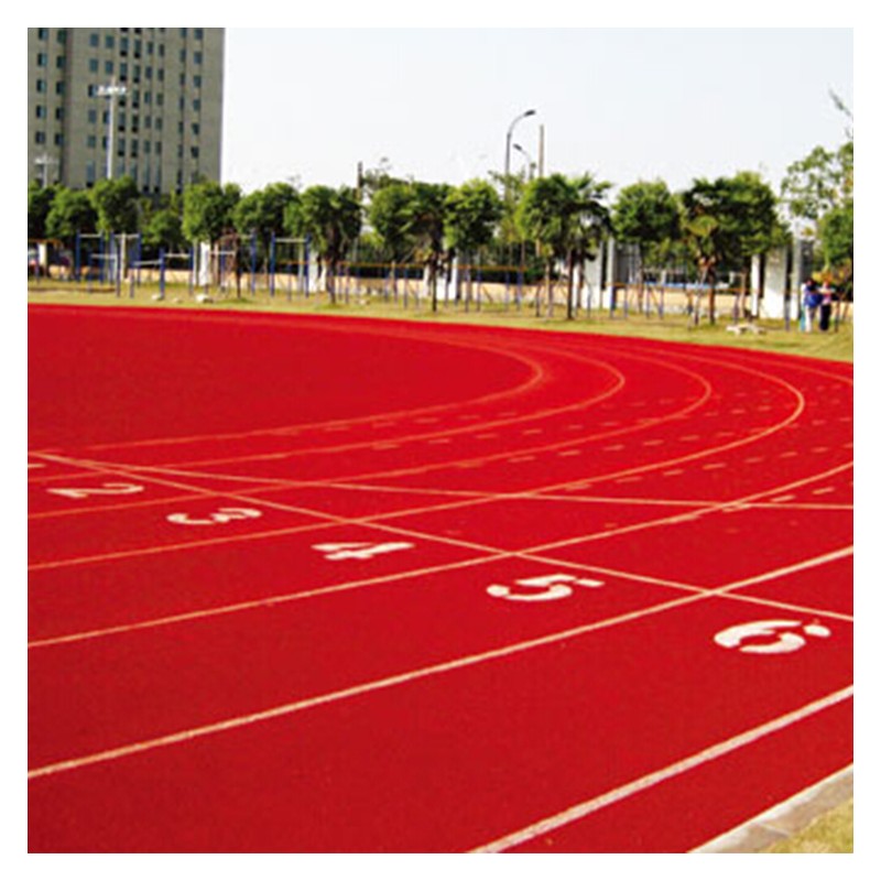 广西全塑型塑胶跑道 人造跑道 跑道操场 学校运动场 塑胶跑道工程