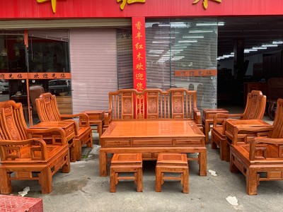 广西红木沙发价格 明式红木沙发厂家 客厅明式古典实木家具