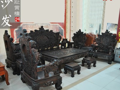 红木家具老挝红酸枝交趾黄檀宝鼎沙发12件套客厅家用（B15167）