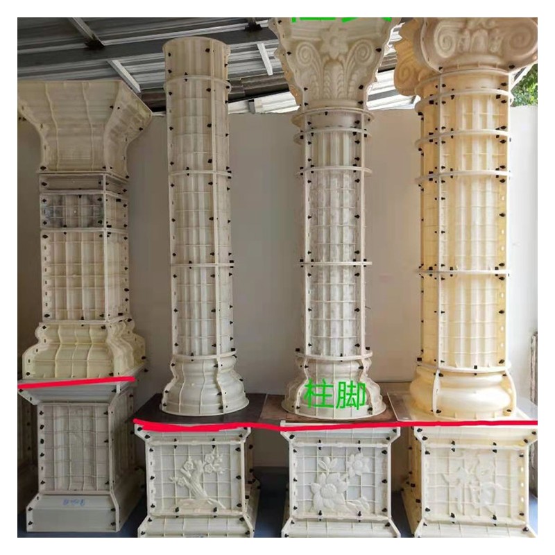 花瓶柱大理石罗马柱 护栏栏杆别墅装饰柱子 广西欧之韵模具