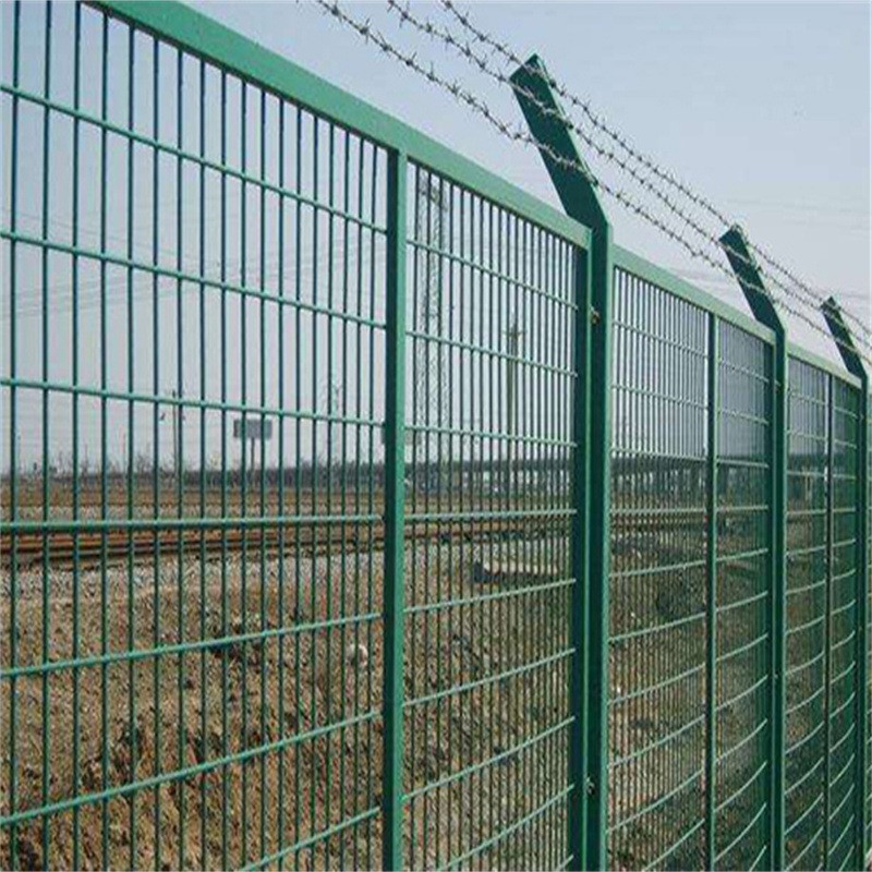 广西铁路围网 浸塑钢丝铁路边框铁丝围栏网低碳 铁路护栏网