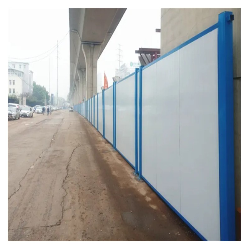 广西市政围挡定制 铁皮挡板 市政临时拼装式围栏施工