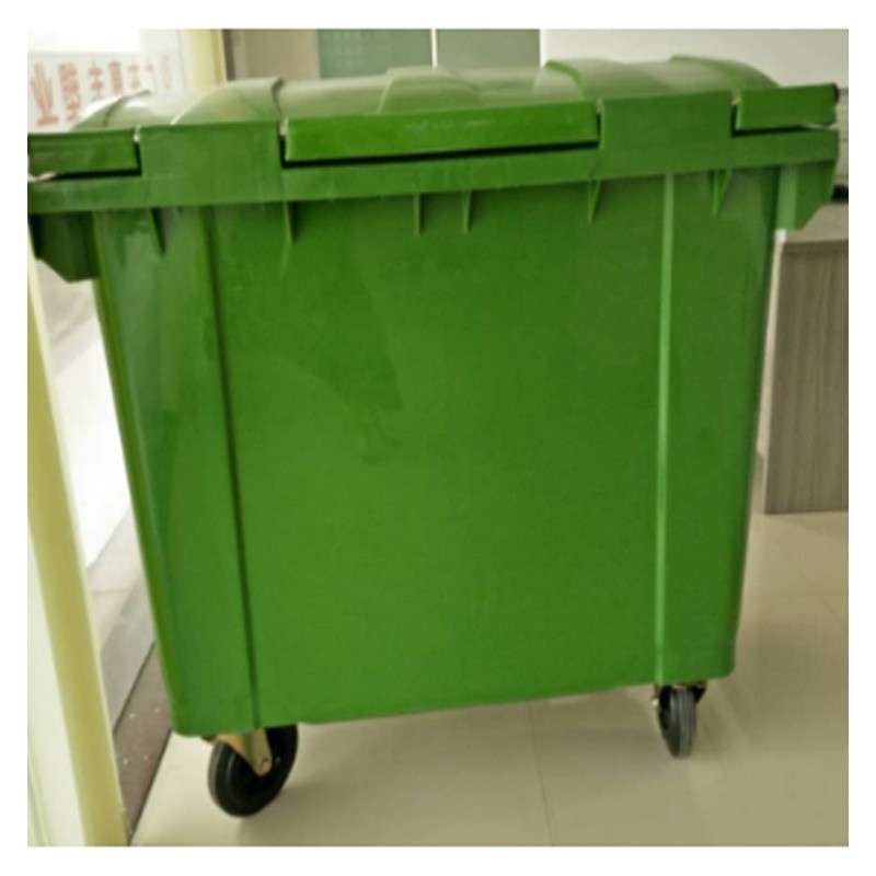 南宁带盖带轮分类垃圾桶 660L塑料垃圾桶 规格齐全可定制