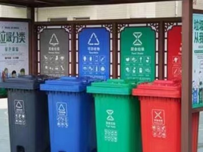 玉林垃圾分类桶 密封式存放 脚踩式120升塑料垃圾桶工厂 价格优惠