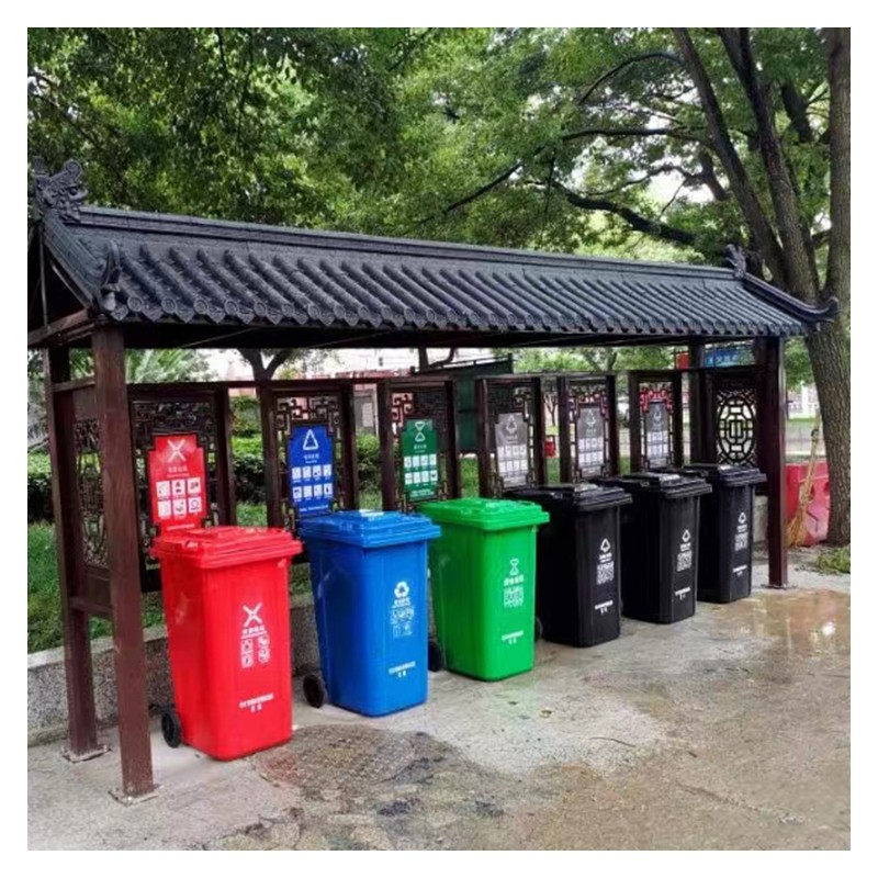 百色户外塑料垃圾桶 广场公园户外环卫垃圾箱 世璧塑业