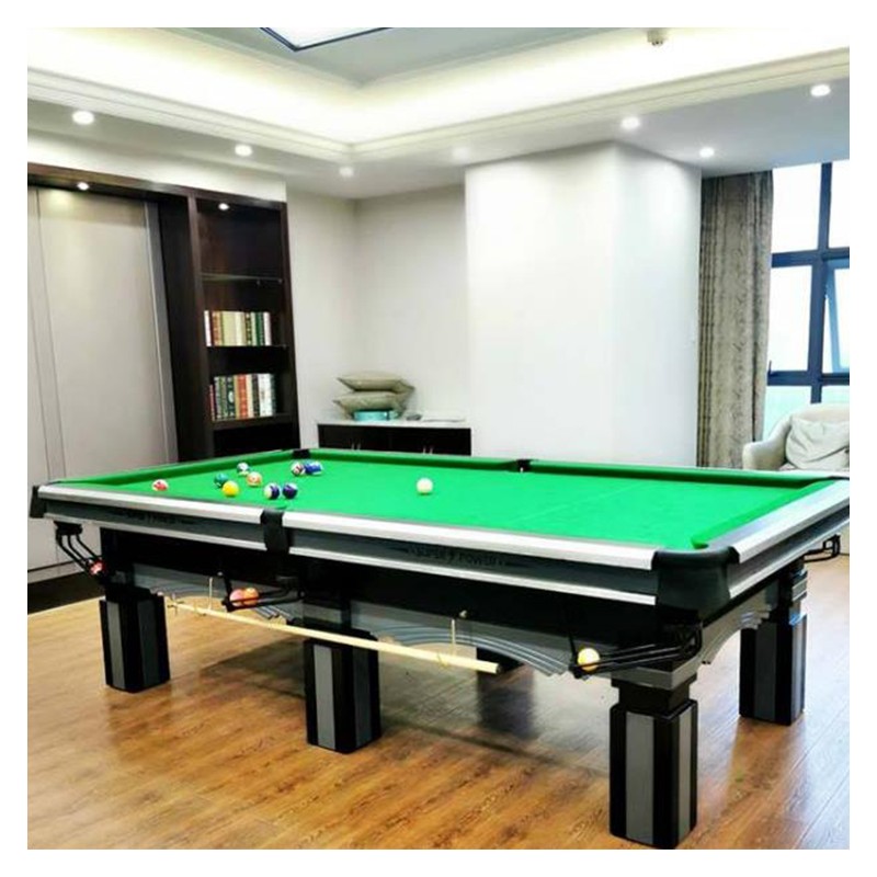 广西台球桌厂家批发 大型展厅台球桌维修换布 超力台球桌
