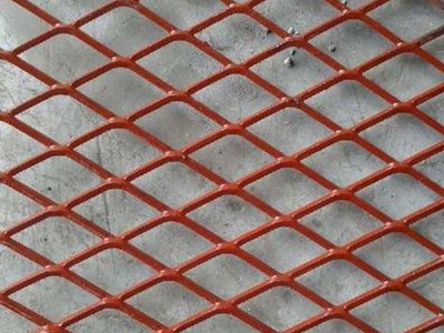 广西大孔菱型钢板网 碳钢黑彩色喷涂钢板网 抗氧化