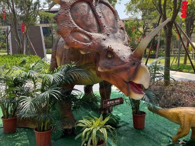 户外仿真动物模型 大型恐龙展主题公园摆件设计 途腾文化