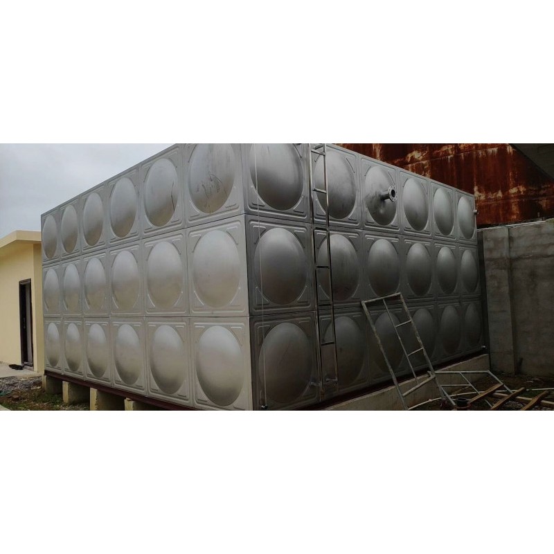 广西批发1.5立方304不锈钢水箱空气能方形保温水塔不锈钢冷却缓冲水箱