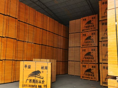 工地建筑菲林板 广西省贵港市夹板厂家广西压板厂 黑豹木业