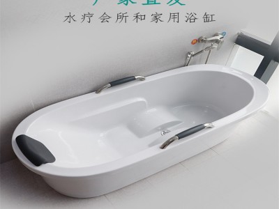 亚克力会所浴缸 一体式可移动家用小户型单人卫生间成人独立浴桶