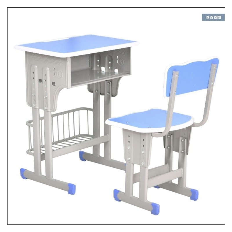 广西梧州学生课桌椅厂家直销 升降课桌椅定制