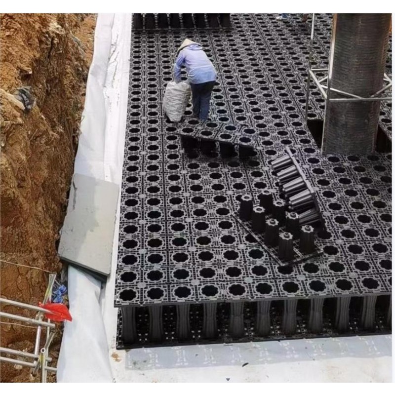 组合式雨水收集系统 智能增强型雨水模块建设海绵城市 双硕环保