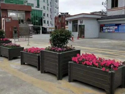 广西花箱厂家 马路铝合金花箱批发 户外花槽/市政花盆种植箱