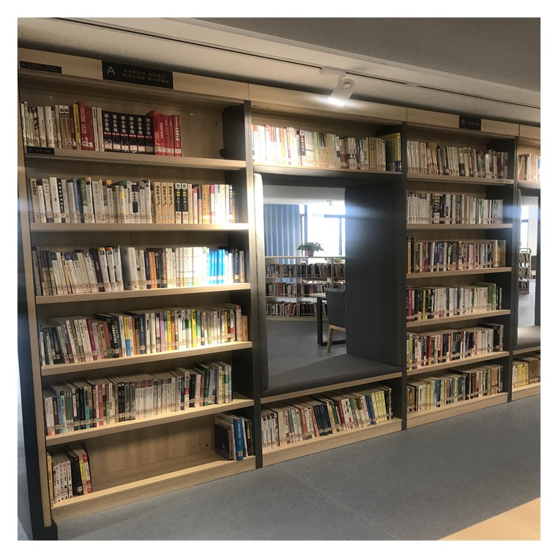 钢制办公书架 图书馆阅览器学校专用书架 支持定制和安装
