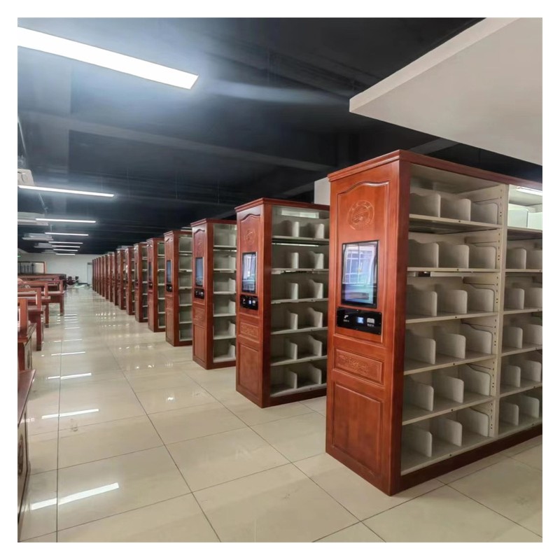 大型图书馆智能书架 钢制书架 图书存放架