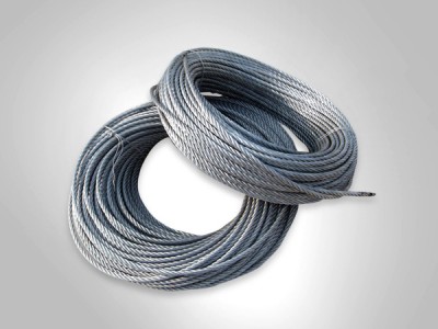 光面镀锌钢丝绳 结实耐磨 吊装起重钢丝