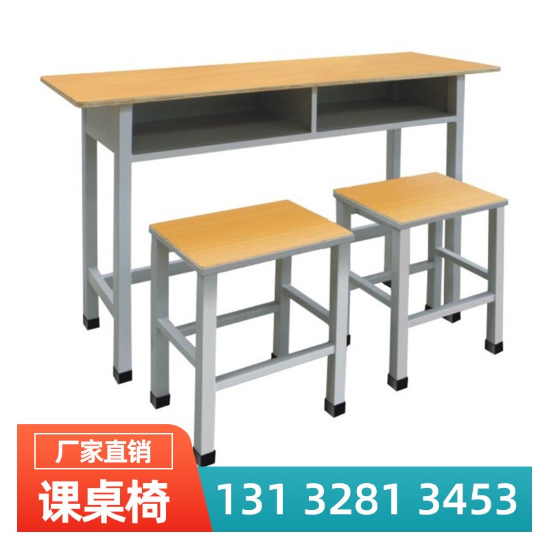 学生课桌椅 单人可升降桌椅 中小学生学校课桌椅厂家