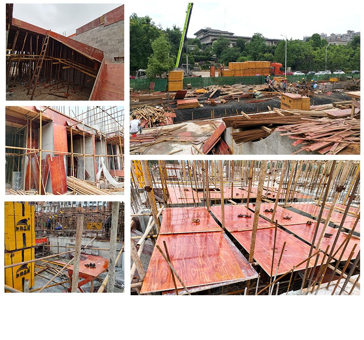 广西建筑模板木工板可防漏浆贵港建筑模板九层板黑豹木业